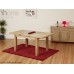 1home Solid Oak Dining Table Dining Room Furniture Extending Extend 120cm To 165cm (table With 6 Chairs)