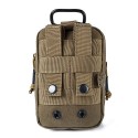 Onetigris Compact Molle Edc Pouch Utility Gadget Pouch For Hiking Camping Daily Use (coyote Brown)