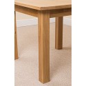 Oslo Solid Oak Square (90cm X 90cm) Dining Room Table