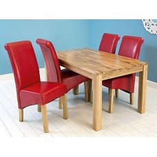 Charter Solid Oak Dining Table - Butchers Block Table Top Design - High Quality Oak (150cm)