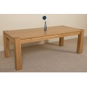 Kuba Chunky Solid Oak 220 X 100 X 77 Cm Dining Room Kitchen Table