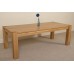 Kuba Chunky Solid Oak 220 X 100 X 77 Cm Dining Room Kitchen Table