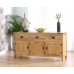 Madrid 2m Solid Oak Dining Table With 2 Solid Oak Benches