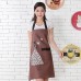 Moolecole Womens Kitchen Aprons Waterproof Bib Overalls Anti-oil Stain Adult Sleeveless Pvc Butterfly Pinafore Apron With One Pockets For Cooking Baking Coffee