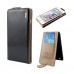 Honest Quality Quality Iphone 5 5g 5s Black Leather Flip Case Cover With Two Card Slot