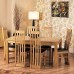 Eve 160cm Traditional Natural Oak Dining Table - Light Oak Finish - Rectangular Dining Table - Classic Table