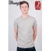 Wrangler Crew Neck T-shirt 2 Pack - Grey And White