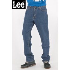 Lee Brooklyn Stretch Jeans - Mid Stonewash