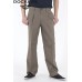 Dockers D2 Pleated Twill Chinos - Dark Pebble