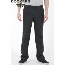 Dockers D2 Pleated Twill Chinos - Black