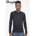 Wrangler Dean Granddad T-shirt - Black
