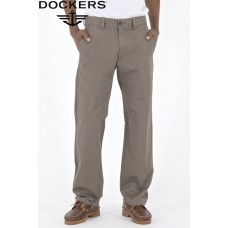 Dockers D1 Twill Chinos - Dark Pebble
