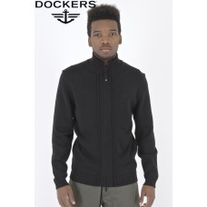 Dockers Zip Front Sweater - Black