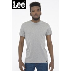 Lee Crew Neck T-shirt 2 Pack - Grey Marl