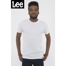 Lee Crew Neck T-shirt 2 Pack - White