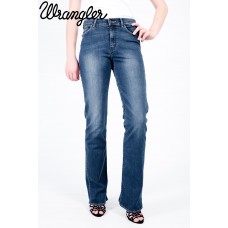 Wrangler Tina Bootcut Jeans - Scuffed Indigo