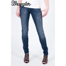 Wrangler Courtney Skinny Jeans - Scuffed Indigo