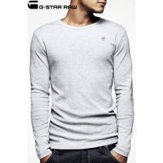 G-star Raw Base Crew Neck Long Sleeve T-shirt - Marl Grey