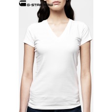 G-star Raw Base Deep V Neck T-shirt - White