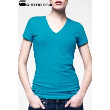 G-star Raw Base Deep V Neck T-shirt - Vivid Blue