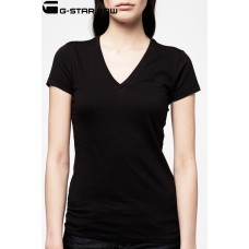 G-star Raw Base Deep V Neck T-shirt - Black