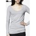 G-star Raw Base Deep Crew Neck Long Sleeve T-shirt - Grey