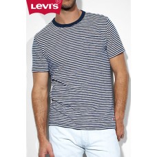 Levi's Sunset Tee - Palmerstripe Dress Blues