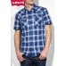 Levi's Barstow Western Shirt - Dusk Blue Check