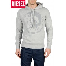 Diesel Scentyn-s Hooded Sweatshirt - Grey