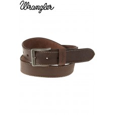 Wrangler Stitched Belt - Cognac