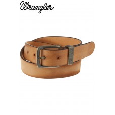 Wrangler Metal Loop Belt - Cognac