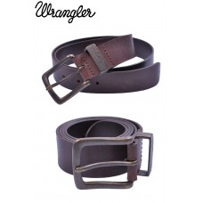 Wrangler Metal Loop Belt - Brown