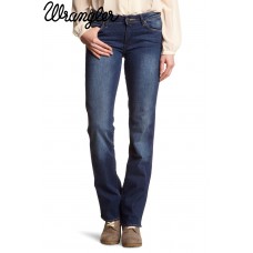 Wrangler Sara Regular Fit Jeans - Scuffed Indigo