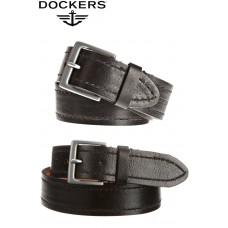 Dockers Heavy Stitch Bridle Belt - Black