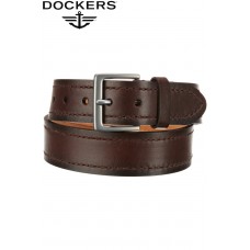 Dockers Heavy Stitch Bridle Belt - Brown