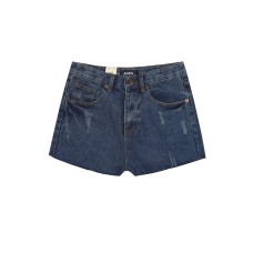 Imogen - High Waisted Denim Shorts