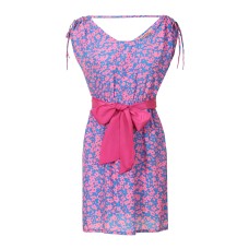 Azelia - Pink And Blue Neon Dress Azelia - Pink And Blue Neon Dress