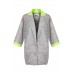 Ellie - Light Grey Rainbow Knit Cardigan