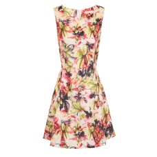 Romy - Floral Print Skater Dress