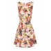 Romy - Floral Print Skater Dress