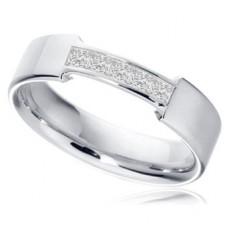 0.50ct, Vs1/f, 5mm Diamond Wedding Ring