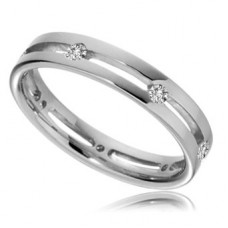 0.14ct Vs/f Round Diamond Wedding Ring