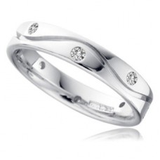 0.20ct Vs/de 4mm Diamond Wedding Ring