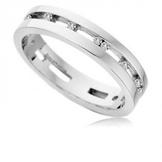 0.10ct Si2/fg 4mm Diamond Wedding Ring
