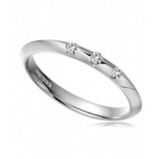 0.03ct G/vs Round Diamond Wedding Ring