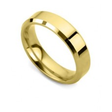 5mm Bevelled Court Wedding Ring