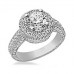 Unique Round Diamond Vintage Ring