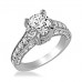 Designer Round Diamond Vintage Ring
