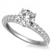 Shoulder Set Diamond Engagement Ring Shoulder Set Diamond Engagement Ring