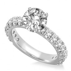 Shoulder Set Diamond Engagement Ring